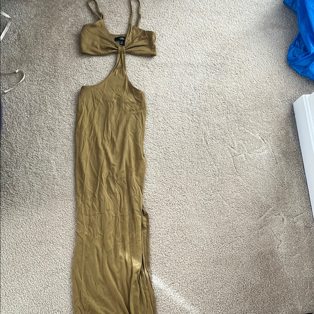 Lulus Olive Green Maxi Dress